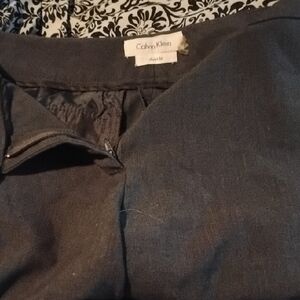 Calvin Klein Men's Charcoal Dress Pants